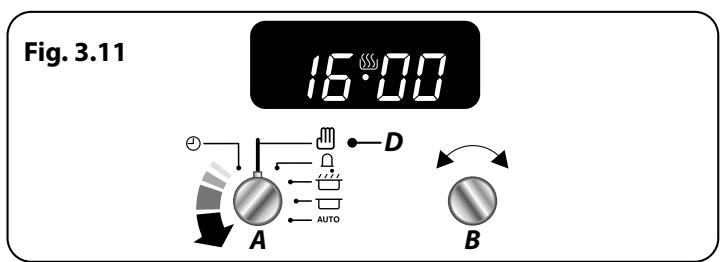 FALCON MODERN PROFESSIONAL+ 110 INDUCTION (CRA¨ME) - Mise en marche et arrêt du four avec minuterie - 10