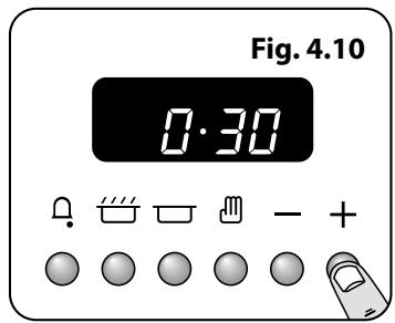 FALCON MODERN PROFESSIONAL+ 110 INDUCTION (CRA¨ME) - Mise en marche et arrêt du four avec minuterie - 4