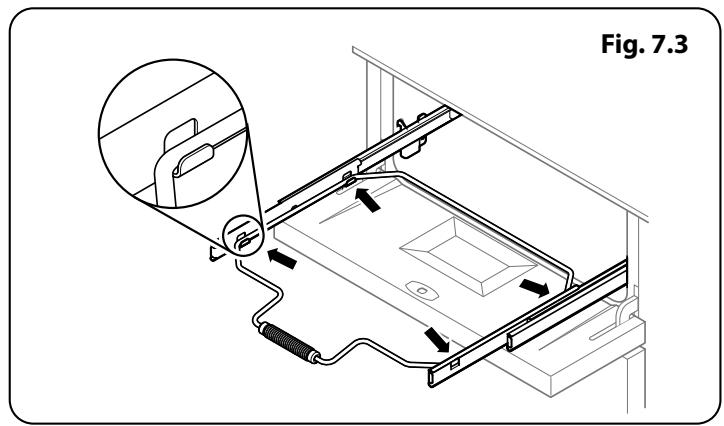 FALCON MODERN PROFESSIONAL+ 110 INDUCTION (CRA¨ME) - NE PAS mettre les rails coulissants au lave-vaissette. - 2