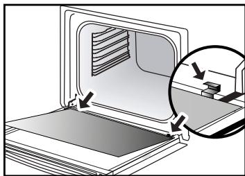 SAUTER SOP6204LB - Remontage des vitres de la porte - 2