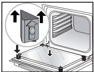 SAUTER SOP6204LB - Remontage des vitres de la porte - 1