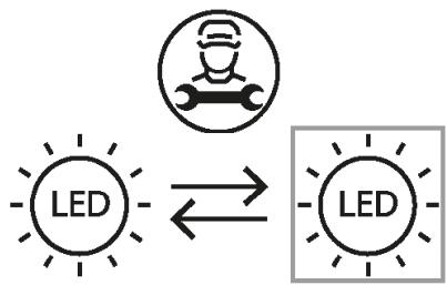 VALBERG 2D NF 415 F X742C  -  2D NF 415 E X742C - Remplacement de l'éclairage - 1