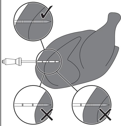 SMEG SO6606APNR - Application correcte de la sonde - 3