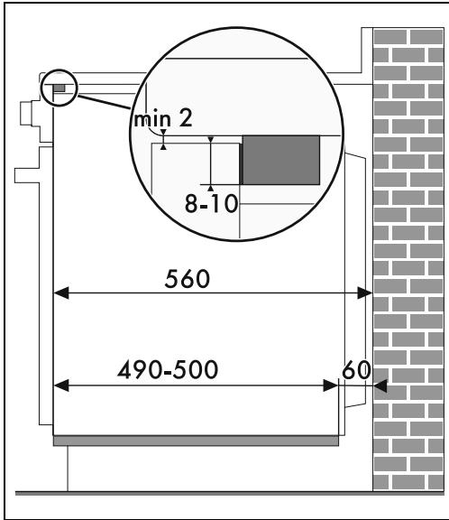SMEG SO6606APNR - Encastrement en colonne (mm) - 7