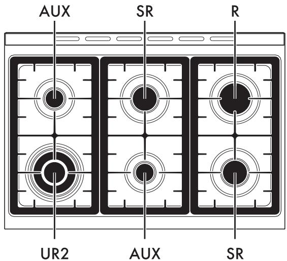 SMEG CC92MX9 - Plan de cuisson - 1