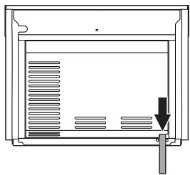 SMEG SO4902M1P - Position du câble d'alimentation - 1
