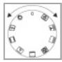 BOMANN EBO 9611 IX - Oven function selector switch - 1