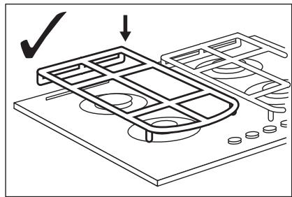 ZANUSSI ZGGN645K - Retrait des supports de casserole - 3