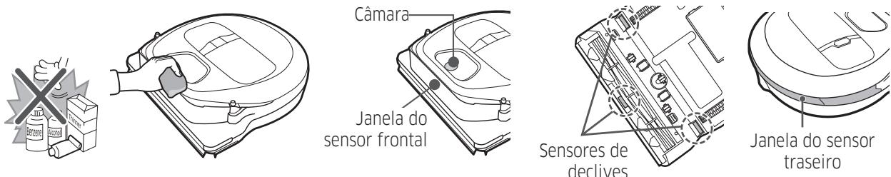 SAMSUNG VR10M701IUW/ET - Limpe suavamente com um pano macio. Não utilize água nem Produtos de limpeza. - 1