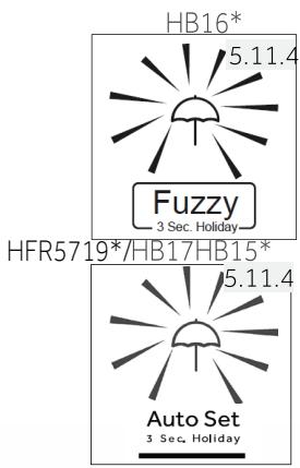 HAIER HFR5719ENMG  -  HFR5719ENMG -  HFR5719EWMG - Sélection d'une fonction pour le compartiment myzone - 1