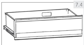 HAIER HFR5719ENMG  -  HFR5719ENMG -  HFR5719EWMG - Tiroir my zone - 1