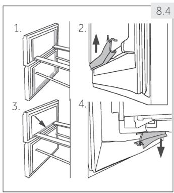HAIER HFR5719ENMG  -  HFR5719ENMG -  HFR5719EWMG - Joints de porte secondaires démontables - 1