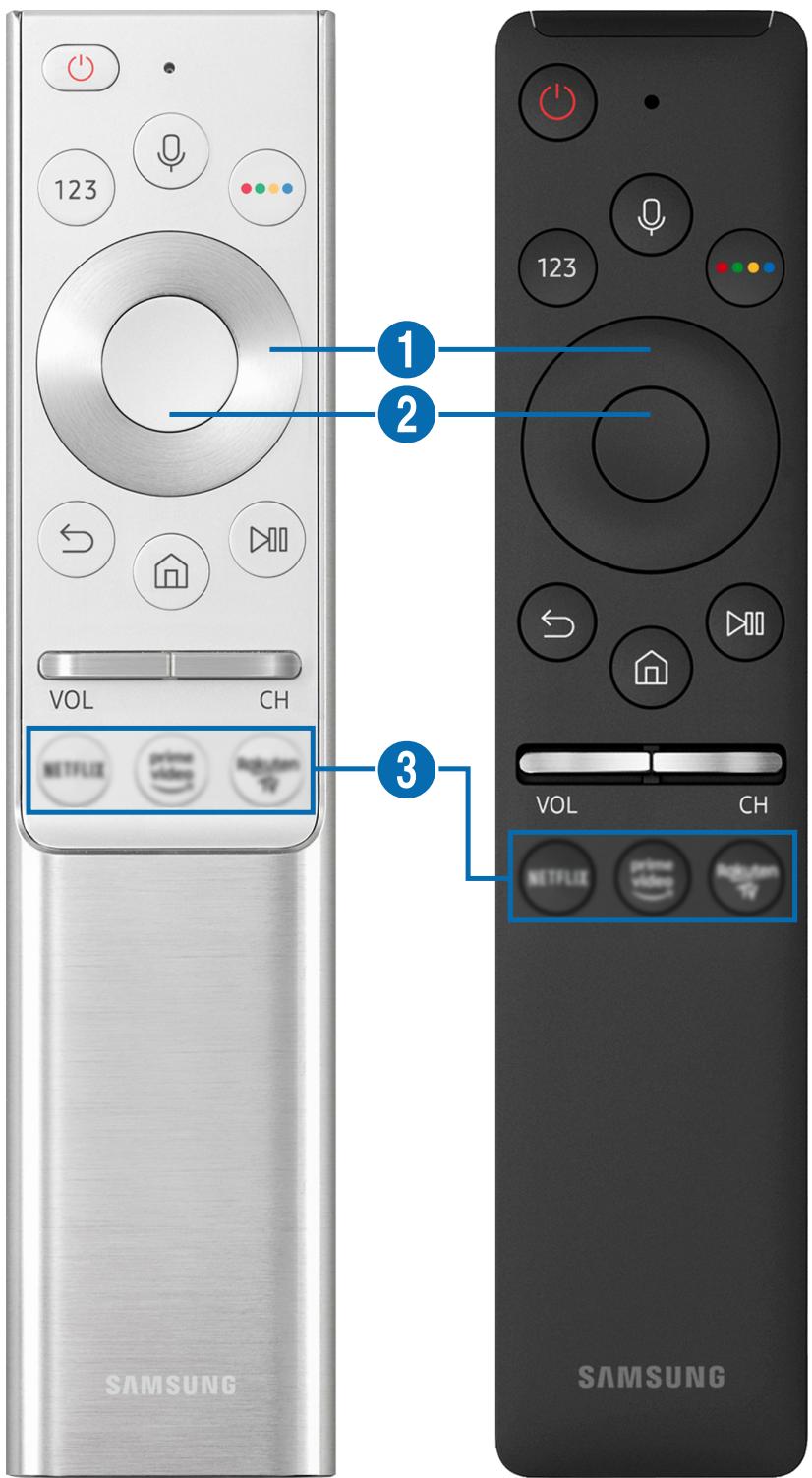 SAMSUNG UE43AU7105  -  UE43RU7105 -  UE50AU7105 -  UE50RU7105 -  UE65AU7105 -  UE75AU7105 -  UE85AU7105 - À propos de la samsung smart remote (téléviseurs UHD et modèle Q50R) - 2