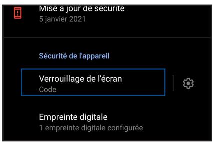ASUS ZENFONE 8 FLIP - Personnaliser l'écran de verrouillage - 2