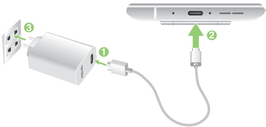 ASUS ZENFONE 8 FLIP - Pour charger votre téléphone : - 1