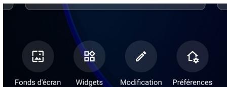 ASUS ZENFONE 8 FLIP - Modifier l'écran d'accueil - 1