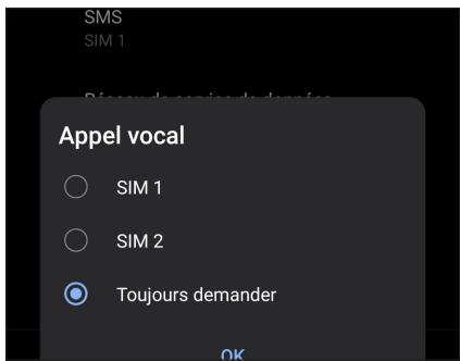 ASUS ZENFONE 8 FLIP - Affecter une carte SIM aux appels vocaux - 1