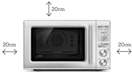 SAGE WAVE 3 IN 1 - Installation et mise en MARCHE du FOUR à micro-ondes - 1