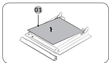 SAMSUNG NV64R3531BS/EF - Retrait des vitres de la porte - 2
