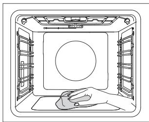 GORENJE BSA6747A04X - Using the Aqua Clean program to clean the oven - 2