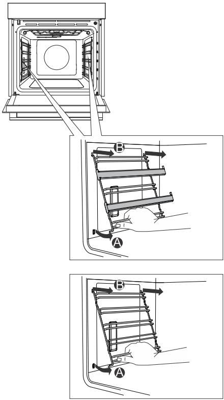 GORENJE BOS6737E13BG - Retrait du fil et des guides coulissants fixes (extensibles) - 1