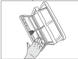 BEKO DPU7404XE - Pulizia del cassetto del filtro - 6
