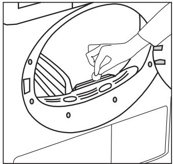 BEKO DPU7404XE - Cleaning the sensors - 1