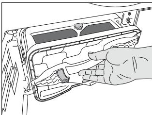 BEKO DPU7404XE - Cleaning the filter drawer - 3