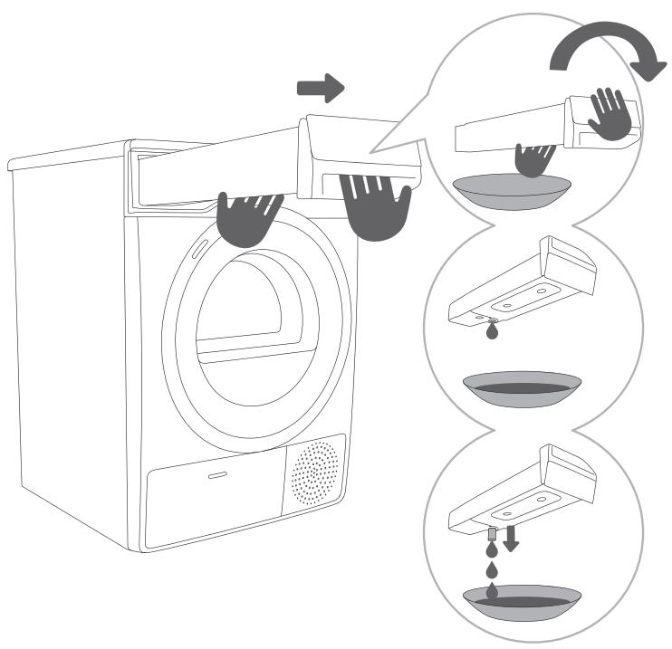 GORENJE D71310 - Vidange du réservoir de condensat - 1