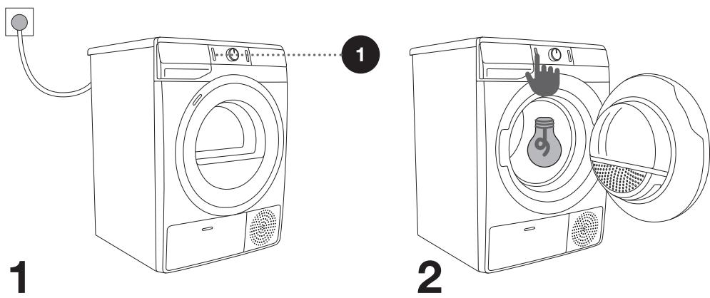 GORENJE D71310 - Mise en MARCHE du seche-linge - 1
