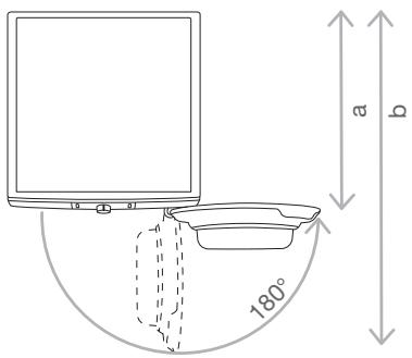 GORENJE D71310 - Ouverture du hublot du sèche-linge (vue de dessus) - 1