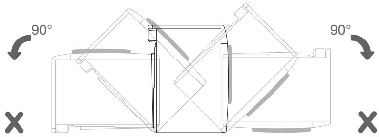 GORENJE D71310 - Ouverture du hublot du sèche-linge (vue de dessus) - 3