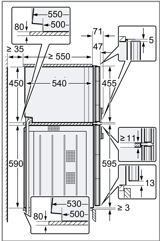 GAGGENAU BS484112  -  BS484112 - Installer l'appareil dans un meuble haut - 3