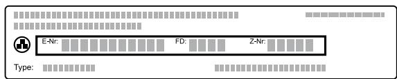 GAGGENAU BS451101  -  BS451101 - Numéro de produit (E-Nr) et numéro de fabrication (FD) - 1