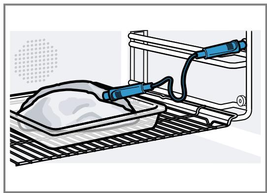 GAGGENAU BS475112  -  BS475112 - Insérer la sonde thermométrique dans de la viande - 1