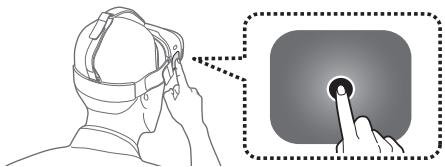 SAMSUNG GEAR VR POUR GALAXY S6 & S6 EDGE ÉCRAN SUPER AMOLED - SM-R321 - Appuyer - 1
