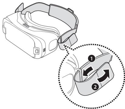 SAMSUNG GEAR VR POUR GALAXY S6 & S6 EDGE ÉCRAN SUPER AMOLED - SM-R321 - Mettre le gear VR for S6 en place - 4