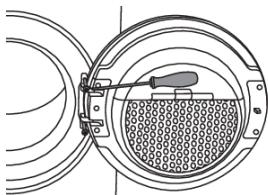 ASKO TDC1481HC.S - TDC1481HC.S - Inversion du sens d'ouverture du hublot - 3