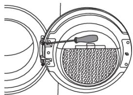 ASKO TDC1772C.T - TDC1772CC.S - TDC1772C.T - Inversion du sens d'ouverture du hublot - 2