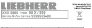 LIEBHERR F 913 - Classe climatique - 1