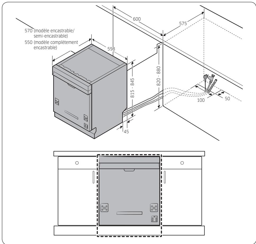SAMSUNG DW60R7050FS - DW60R7050FW - REMARQUE - 1