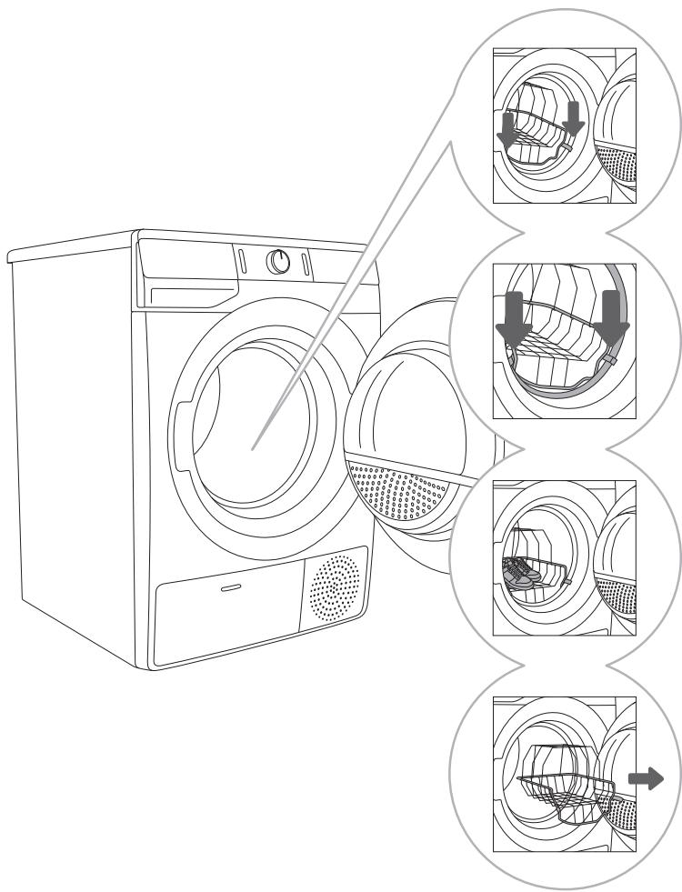 GORENJE DE8B/G - DE8B/G - Sechage dans le PANIER (SELON le MODELE) - 1