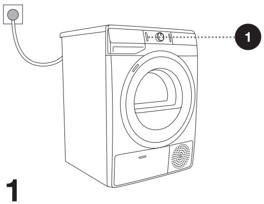 GORENJE DE8B/G - DE8B/G - Mise en MARCHE du seche-linge - 2