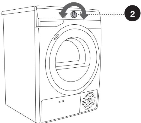 GORENJE DE8B/G - DE8B/G - Étape 3: selection du programme de sechage - 2