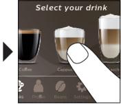 SAECO XELSIS DELUXE SM8785 - Préparation d'un café avec du café prémoulu - 2