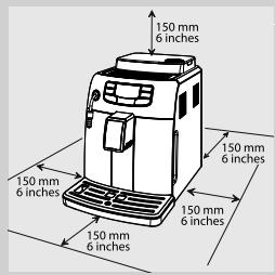 SAECO INTELIA HD8752 - Installation de la machine - 1
