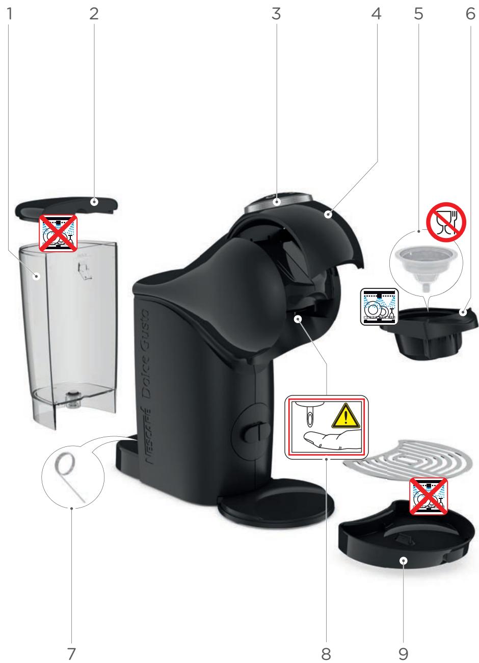 KRUPS DOLCE GUSTO GENIO S PLUS - PRÉSENTATION DE LA MACHINE - 1