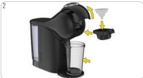 KRUPS DOLCE GUSTO GENIO S PLUS - RINÇAGE À LA PREMIÈRE MISE EN SERVICE - 2
