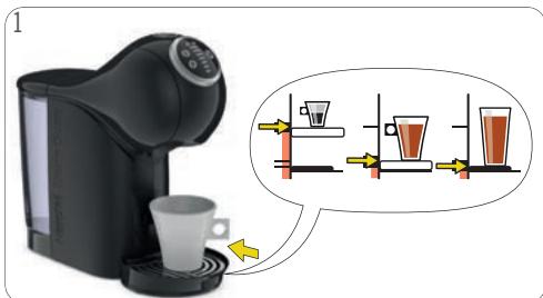 KRUPS DOLCE GUSTO GENIO S PLUS - UNE CAPSULE (P. EX. LUNGO) - 1