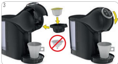 KRUPS DOLCE GUSTO GENIO S PLUS - 2 DEUX CAPSULES (P. EX. CAPPUCCINO) - 3
